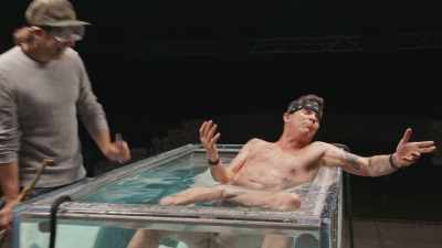 - [laughs]
- [crew laughs] - Jackass Forever