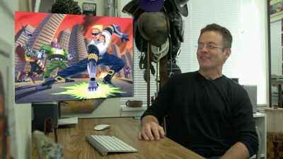 [laughs] Except without
the blond, spiky hair. - Video Game Box Art: The Stories Behind the Covers