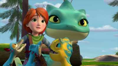 [laughs] Grumblegard,
we wanted to invite you and the babies - Dragons: Rescue Riders: Huttsgalor Holiday