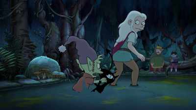 -[laughs]
-[grunts] - Disenchantment