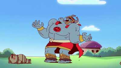 [laughs, grunts] - ThunderCats Roar