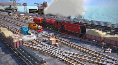[laughs]
Hey, good-bye, Nia! - Thomas & Friends: Big World! Big Adventures! The Movie