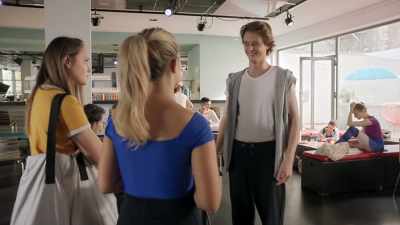 (laughs) I have bigger problems,
like trying to get Isaac
to talk to me - Find Me in Paris