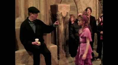 [laughs] I li--I-- - Harry Potter 20th Anniversary: Return to Hogwarts