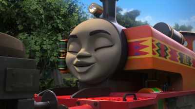 - [laughs]
I think he means us, Thomas. - Thomas & Friends: Big World! Big Adventures! The Movie