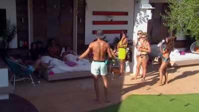(LAUGHS) I'm going,
"So I'm a mug,
aren't I, mate?" - Love Island
