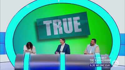 (LAUGHS) It is true.
(CHIMING) - Would I Lie to You?