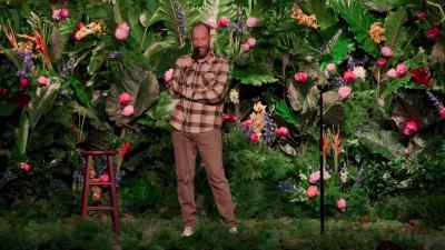 [laughs] Jesus, Joe.
Let him get off the field first. - Ari Shaffir: America's Sweetheart