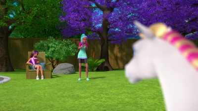 [laughs maniacally] - Barbie: A Touch of Magic