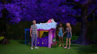 [laughs] Okay.
It's got to be the same girl. - Barbie: A Touch of Magic