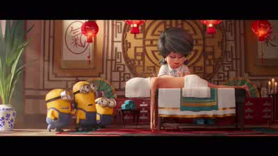 Bello, chica....kung fu por smoochie, smoochie? - Minions: The Rise of Gru