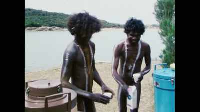 (LAUGHS, SPEAKS INDIGENOUS LANGUAGE)
(SPEAKS INDIGENOUS LANGUAGE) - My Name Is Gulpilil