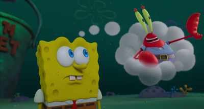 [laughs] Thank you, Mr. Krabs - Plankton: The Movie