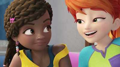 [LAUGHS]
There's some
irony for you. - LEGO Friends: Girls on a Mission