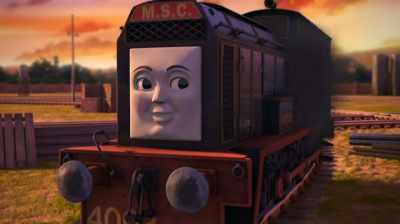 [laughs] Time to start work,
little tank engine! - Thomas & Friends: Journey Beyond Sodor