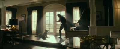 [laughs] What did I say?
Right when we walked in, - Dog
