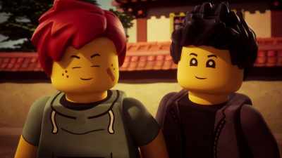 [laughs] Who trained you? - LEGO Ninjago: Dragons Rising