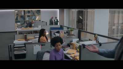[laughs] You know we have
hair and makeup here, - The Other Black Girl