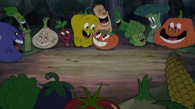 [laughter, excited chatter] - The Cuphead Show!