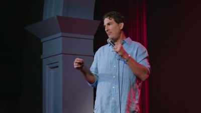 -(laughter)
-for a school day - Gary Gulman: Born on 3rd Base