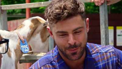 -[laughter]
-[goat bleating] - Down to Earth with Zac Efron