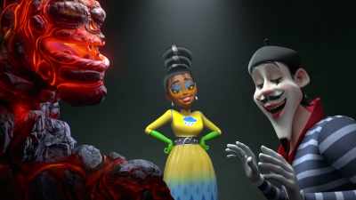 - (laughter)
- (Nighty-Knight grumbles) - Megamind vs. the Doom Syndicate