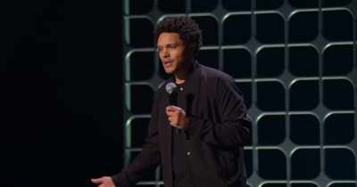 -[laughter]
-Not normal. He'll be up there, like, - Trevor Noah: I Wish You Would
