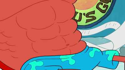 Laughter quickly
turned to crunches, - SpongeBob DocuPants