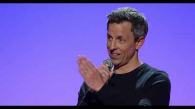 [laughter] - Seth Meyers: Lobby Baby