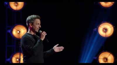 [laughter] - Seth Meyers: Lobby Baby
