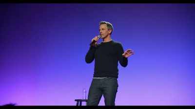[laughter] - Seth Meyers: Lobby Baby