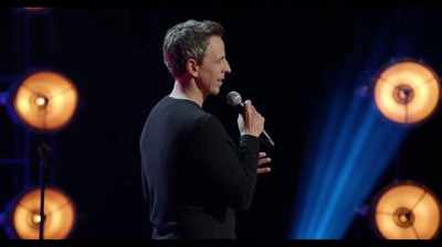 [laughter] - Seth Meyers: Lobby Baby
