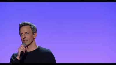[laughter] - Seth Meyers: Lobby Baby