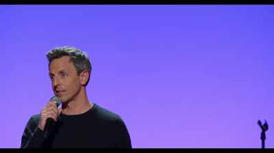 [laughter] - Seth Meyers: Lobby Baby