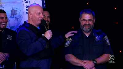 [laughter] - Jeff Ross Roasts Cops