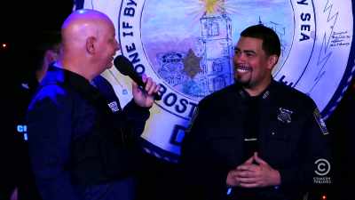 [laughter] - Jeff Ross Roasts Cops