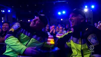[laughter] - Jeff Ross Roasts Cops