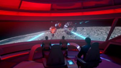 Launch torpedoes. Target
their maneuvering thrusters. - The Orville