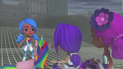 Lavender, that's it.
We could create a vertical forest. - Rainbow Rangers