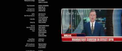 Law enforcement has
issued a mandatory curfew - #AMFAD: All My Friends Are Dead