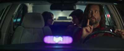 - Lay it on me!
- No yelling
in the Lyft, please. - Banana Split