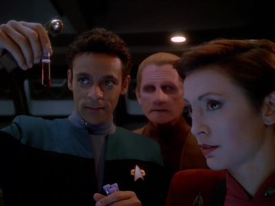 L'd say the Major is exactly
who she appears to be. - Star Trek: Deep Space Nine