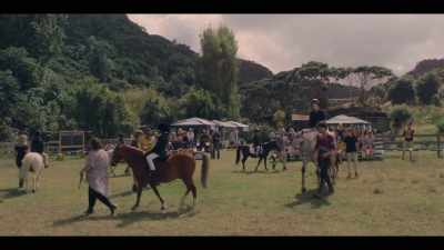 - Leading the pack is
Ruby Williams on Scruffles. - Mystic