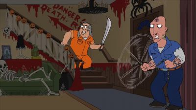 Lean against
the door! - American Dad!