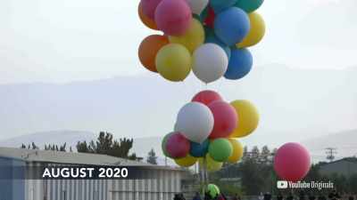 Learning to fly balloons has exceeded - David Blaine: Ascension