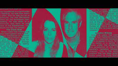 Leary's new girlfriend,
Joanna Harcourt-Smith, - My Psychedelic Love Story
