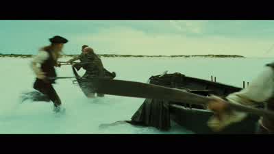 Leave him lie! - Pirates of the Caribbean: Dead Man's Chest