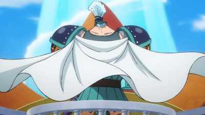 Leave it to me, Cap'n!
This is why we have a secret weapon! - One Piece: Stampede