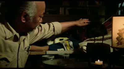 Leave on. - The Karate Kid