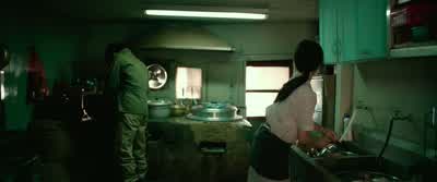 Leave that on. - The Old Woman with the Knife